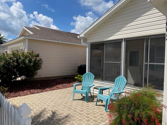 Modern charm meets vibrant living with outdoor oasis and golf cart fun!