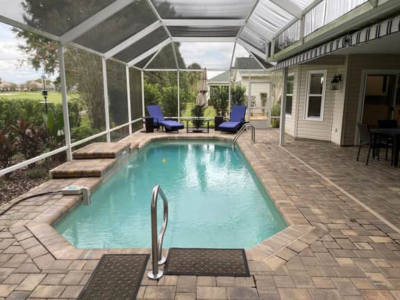 Welcome to Luxury Living in The Villages! Private Pool & Golf Course View