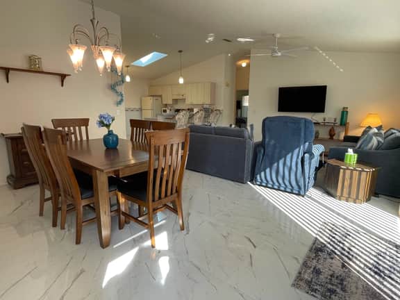 Santo Domingo charm near Spanish Springs—relax, unwind, bring the pup!
