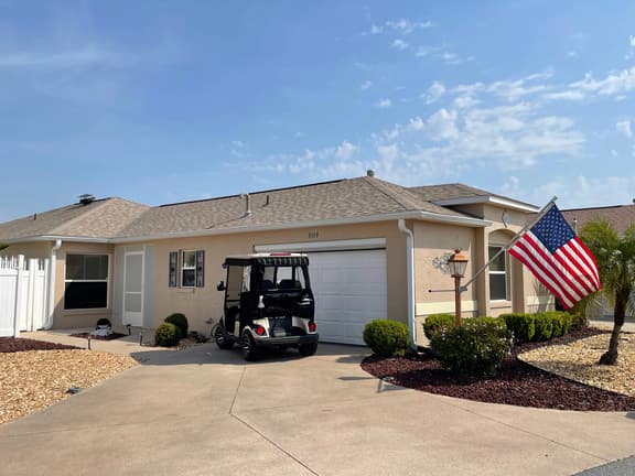 Modern home with no carpet, private hot tub, fire pit, golf cart, and BBQ!